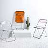 Modern Foldable Armless Dining Chair thumb 2