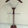 Coat Hanger; Mahogany coat hanger thumb 1