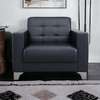 Office Sofa: 5 Seater Executive Faux Leather Sofa thumb 4