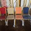 Office Chair: Brown Steel Base Banquet Chair thumb 2