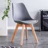 Dining Chairs; Retro Style With Wooden Legs & Padded Seat thumb 8