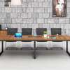 Metal Frame Wooden Boardroom Table thumb 5