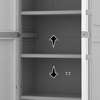 Keter White & Gray Storage Cabinet thumb 9