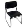 Chrome office guest/ salon chair thumb 5