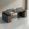 Workstations : 4-Way Open View Office Workstation thumb 2