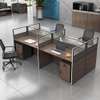 Office Workstation: 6 Way Brown Office Workstation In Suneka thumb 1
