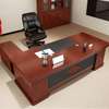 Office Desk; 1.8M Mahogany L-Shaped Office Desk thumb 10