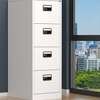 OFFICE CABINET: 4 Locker White File Cabinet thumb 4