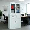 Office Cabinet; 2-Door Metallic Cabinet with Safe thumb 0