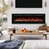 50-Inch Modern LED Electric Fireplace Heater thumb 0