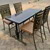 Padded steel dinning chairs thumb 5