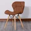 Dining Chair; Elegant Eames Leather Dining Chair thumb 6