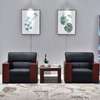 Office Sofa: 5 Seater Black Office Sofa In Mummius thumb 8