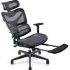 Office Chair: Mesh Orthopedic Seat With Footrest thumb 2