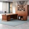 Office Desk: 2.2m Office Desk With Horizontal Cabinet thumb 0