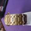 Geneva Gold Chronograph Men's Watch Black Dial thumb 1
