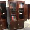 Office Cabinet: Mahogany Wood 2-Door Cupboard thumb 2
