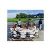 White Home Plastic Patio Folding Dining Chair thumb 1