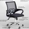 OFFICE CHAIR: Black Simple Office Chair thumb 4
