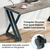 Office Desk: Wooden Writing Desk With X-Shaped Leg Structure thumb 1