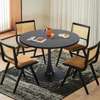 31.5” Black Round Dining Table with Tulip Base thumb 6