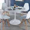 Dining Table; Round Finish Dining Table thumb 4