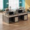 4-Way Modern Modular Office Workstation thumb 1