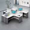 Office Desk; 2 Way Ultramodern Huge Office Workstation thumb 1