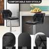 Bar stool: Black Adjustable Swivel Barstool thumb 3