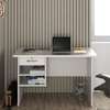 1200mm home office study desk with drawers thumb 0