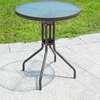 Modern Round Glass Top Dining Table thumb 0