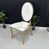 OFFICE CHAIR: Gold Like Simple Office Chair thumb 0