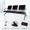 3 Person Leather Reception Office Bench thumb 9