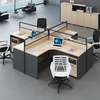 Curved 4 Way Office Workstation Desk thumb 9