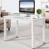 White Standard Computer Desk thumb 6