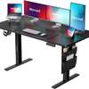 Electric Standing Desk; 48x24 Inch with Headphone Hook thumb 2