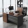 1.6m Curved Wooden Staff Desk thumb 5