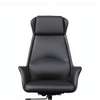 Office Chair: Leather Tufted Black Manager’s Chair thumb 1