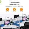 Office desk: White four seater straight workstation thumb 2