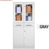Office Cabinet: 4-Door Steel Cabinet with Upper Glass Door thumb 1