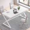 White Oak Desk; 55 Inch, Modern Pc Gaming, Executive Desk thumb 3