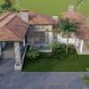 Modern Home with Stone Pillars & Large Windows thumb 1