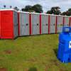 Durable Portable Toilet Heavy-Duty Plastic Blue thumb 0