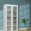 Office Cabinet: Full Glass White Office Cabinet In Rongo thumb 2