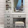 Dresser: White Dressing Table With Mirror In Mummius thumb 6