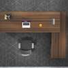 Modern 160cm L-Shaped Executive Office Desk thumb 6