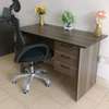 Office study desk ➕ secretarial headrests chair thumb 0