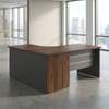 1.6m Curved Wooden Staff Desk thumb 9