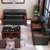 Leather 5 Seater Waiting Office Sofa thumb 10