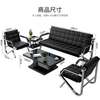 Reception Room Meeting 5 Seater Leather Office Sofa Set thumb 5